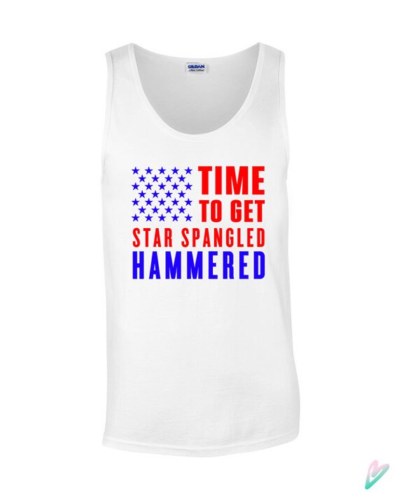 4th of July Funny Patriotic Tank Top Sleevless Tee Shirt Get Etsy