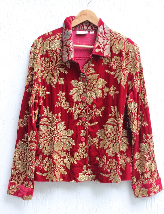 1989's Red Embroidered Jacket / Heavily Beaded Jac