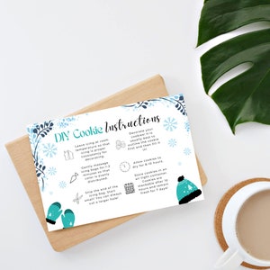 Winter DIY Cookie Instructions