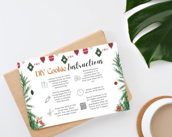 Instrucciones para hacer galletas caseras navideñas o festivas