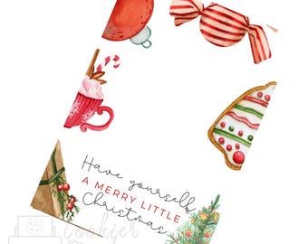 Christmas Sweet Treats Cookie Card