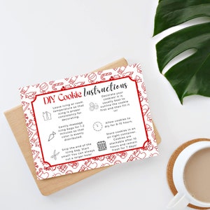 Christmas/Holiday Festive Friends DIY Cookie Instructions