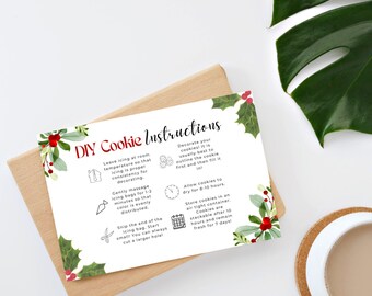 Instrucciones para hacer galletas caseras navideñas