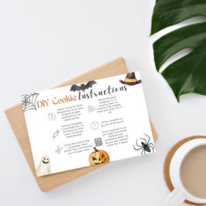 Halloween DIY Cookie Instructions
