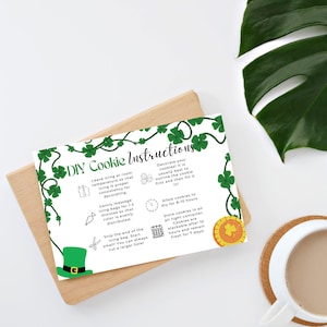 St Patrick&#39;s Day DIY Cookie Instructions