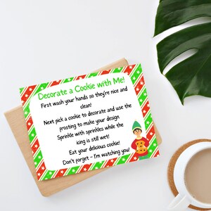 Elf DIY Cookie Instructions
