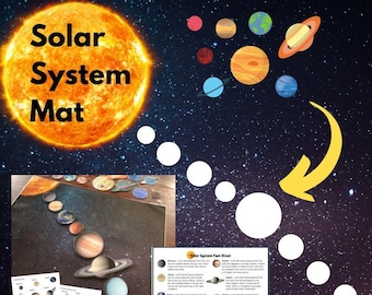 Solar System and Planet Playmat Puzzle