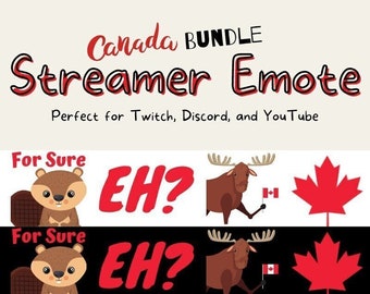 Twitch Emote Bundle, YouTube Sub Badges, Discord Emotes,