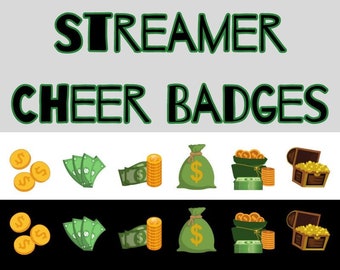 Twitch Bit Badges, Loyalty Badges, Subscriber Youtube Badge