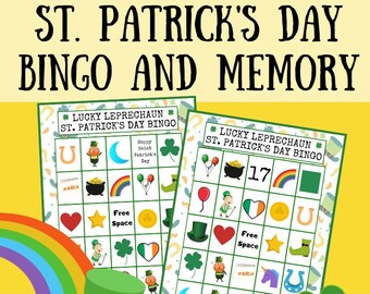 St. Patrick's Day Bingo and Memory Game