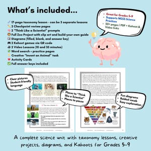 Taxonomy Animal Classification Unit | Three Domains of Life Biology ...