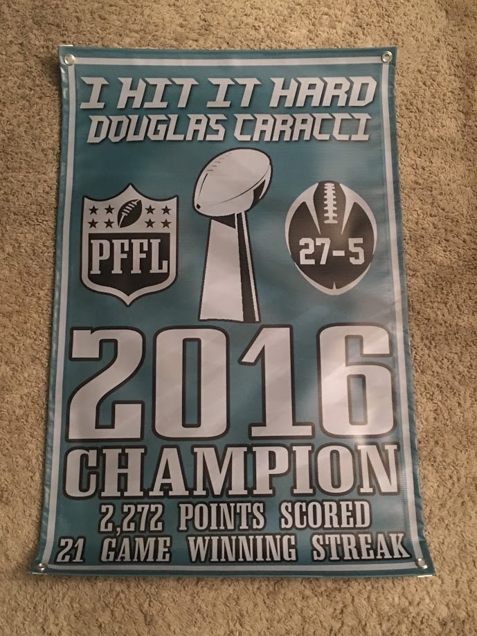 Custom Fantasy Championship Banner Fantasy Champion | Etsy