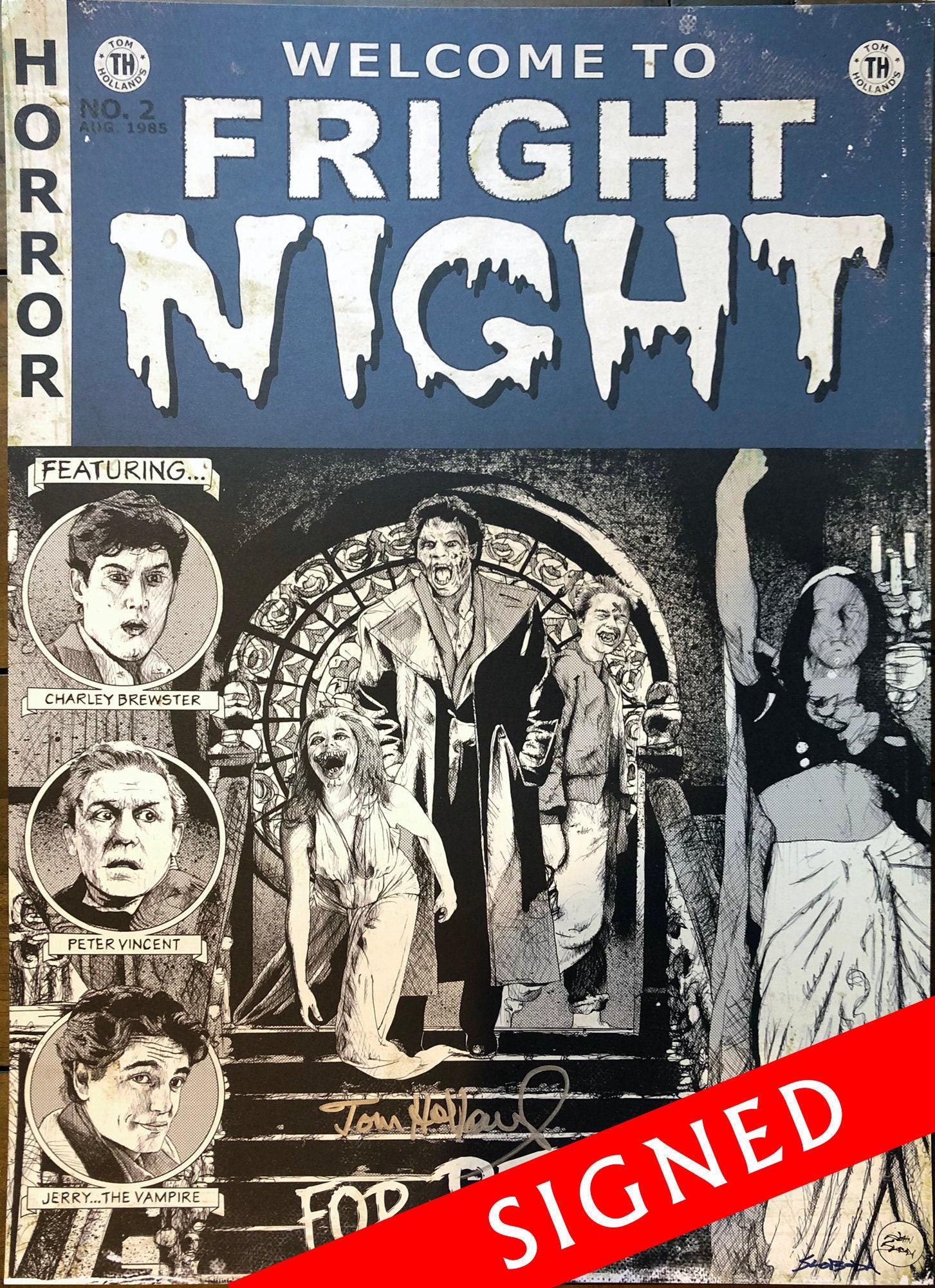 to Fright Night Tom Holland SIGNED EDITION Etsy