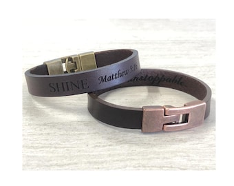 Gifts for Him Christmas Gift Mens Bracelets Men Unique gift Bracelet Fathers Day Gift Engraved Bracelet,Personalized Bracelet,Men's Gifts