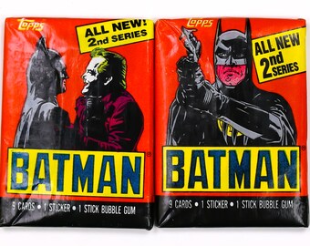 1989 Batman Cards Etsy