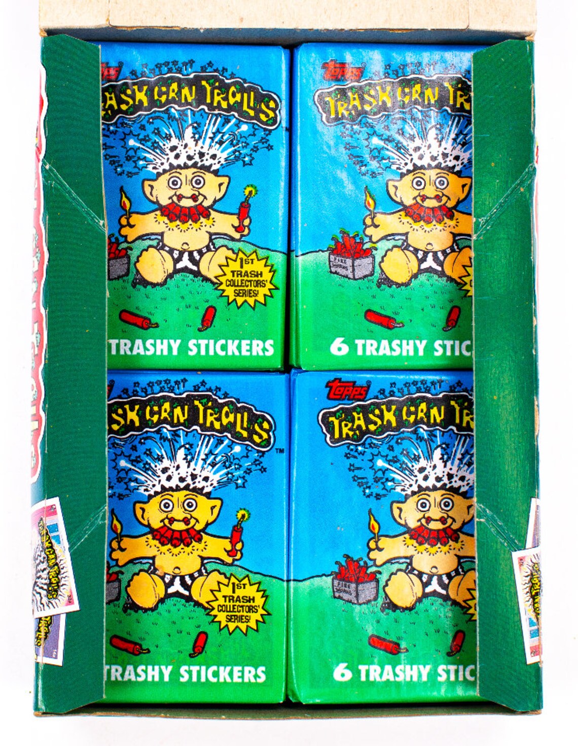 Trash Can Trolls Vintage Trading Cards ONE Wax Pack 1992 Topps - Etsy