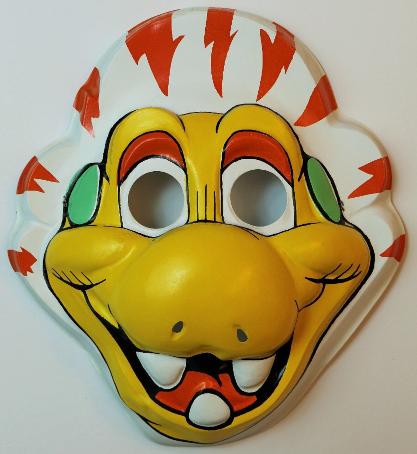Vintage 1980s Dinosaur Halloween Mask 80s Cartoon Muppet Etsy