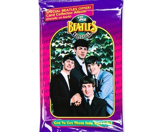 Vintage 1993 The Beatles Trading Cards ONE PACK Lennon McCarthy Ringo Harrison