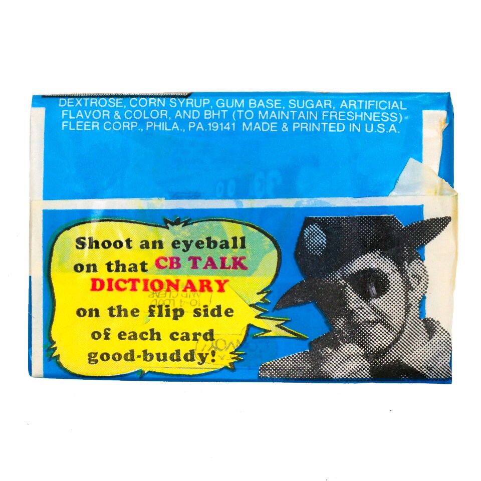 Vintage 1977 Fleer CB Talk Trading Cards TWO Wax Packs 70s Etsy