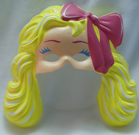 Vintage Fashion Barbie Mattel Halloween Mask Doll Makeup Style Etsy