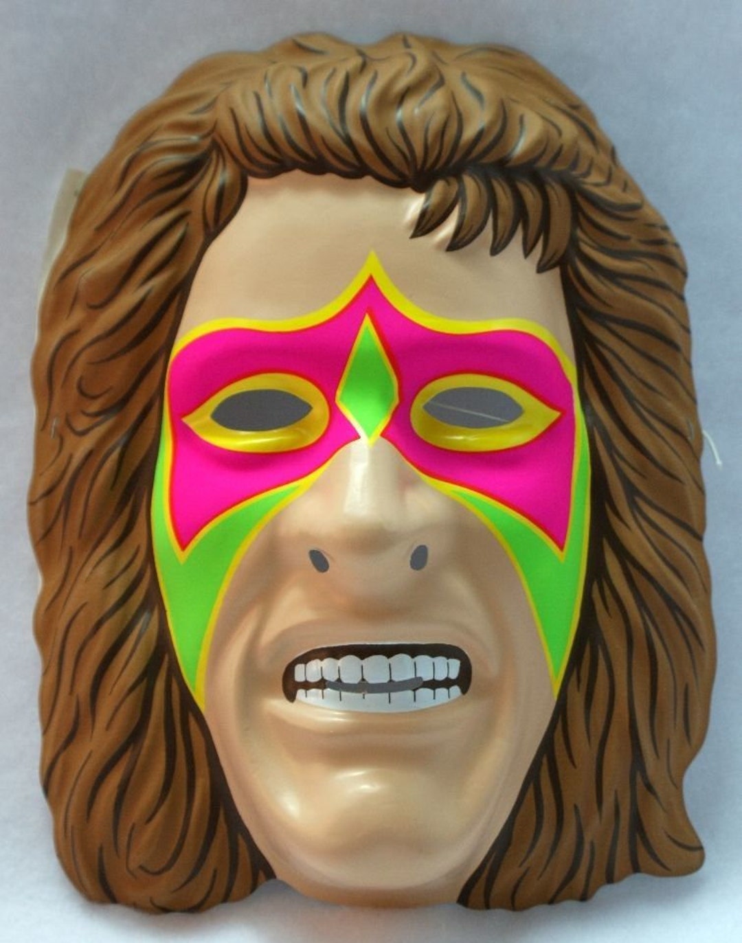 Vintage the Ultimate Warrior Halloween Mask Wrestling Wrestle Wrestler ...