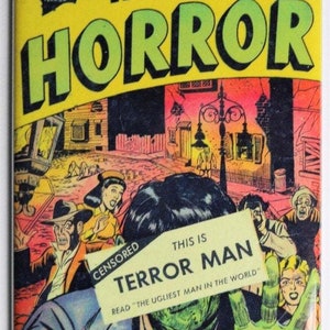 Tales of Horror No 1 Terror Man FRIDGE MAGNET Monster Comic Book 50s