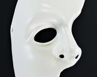 Phantom Of The Opera 1/2 Costume Mask Rubies New 