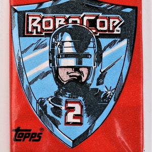 Vintage Topps RoboCop 2 Trading Cards Wax Pack Movie Cards Arnold Schwarzenneger image 1