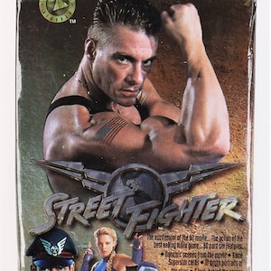 Street Fighter Vintage Trading Cards ONE Pack 1994 Upper Deck Movie Videojuego
