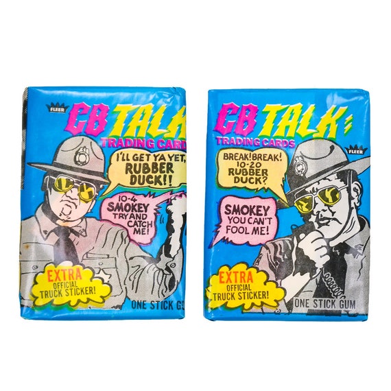 Vintage 1977 Fleer CB Talk Trading Cards TWO Wax Packs 70s Etsy
