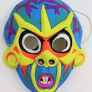 Vintage Vampir Halloween Maske Monster Zombie Ratte Kostüm Horror Y230
