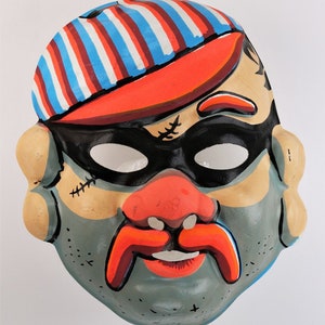 Vintage Collegeville Burglar Robber Halloween Mask 1960s Y264