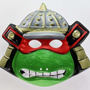 Vintage Teenage Mutant Turtles In Time Halloween Mask TMNT Ben Cooper Mirage Comics Y190