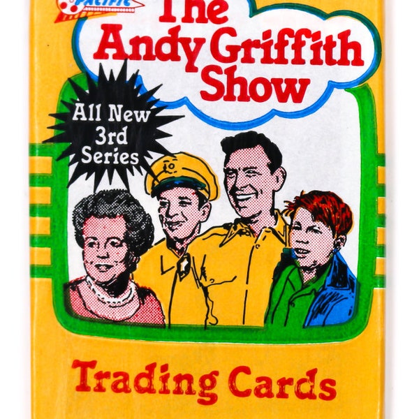 The Andy Griffith Show Series 3 Vintage Trading Cards ONE Wax Pack 1991 Pacific