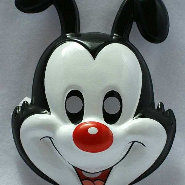 Kids Size Yakko Animaniacs Vintage Halloween Mask Rubies Tiny Toons PVC