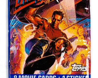 Vintage Topps 1993 Last Action Hero Trading Cards ONE Wax PACK Arnold Schwarzenegger