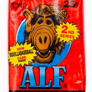alf Series 2 Vintage Trading Cards ONE Wax PACK 1987 Topps nbc