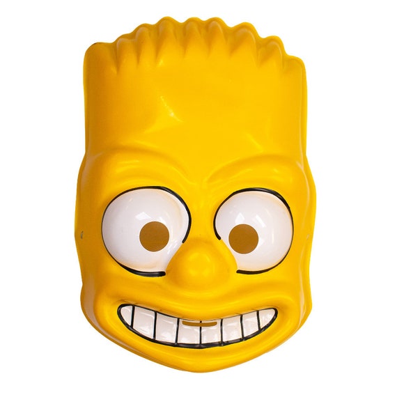 Vintage Ben Cooper Bart Simpson Halloween Mask 1989 the - Etsy