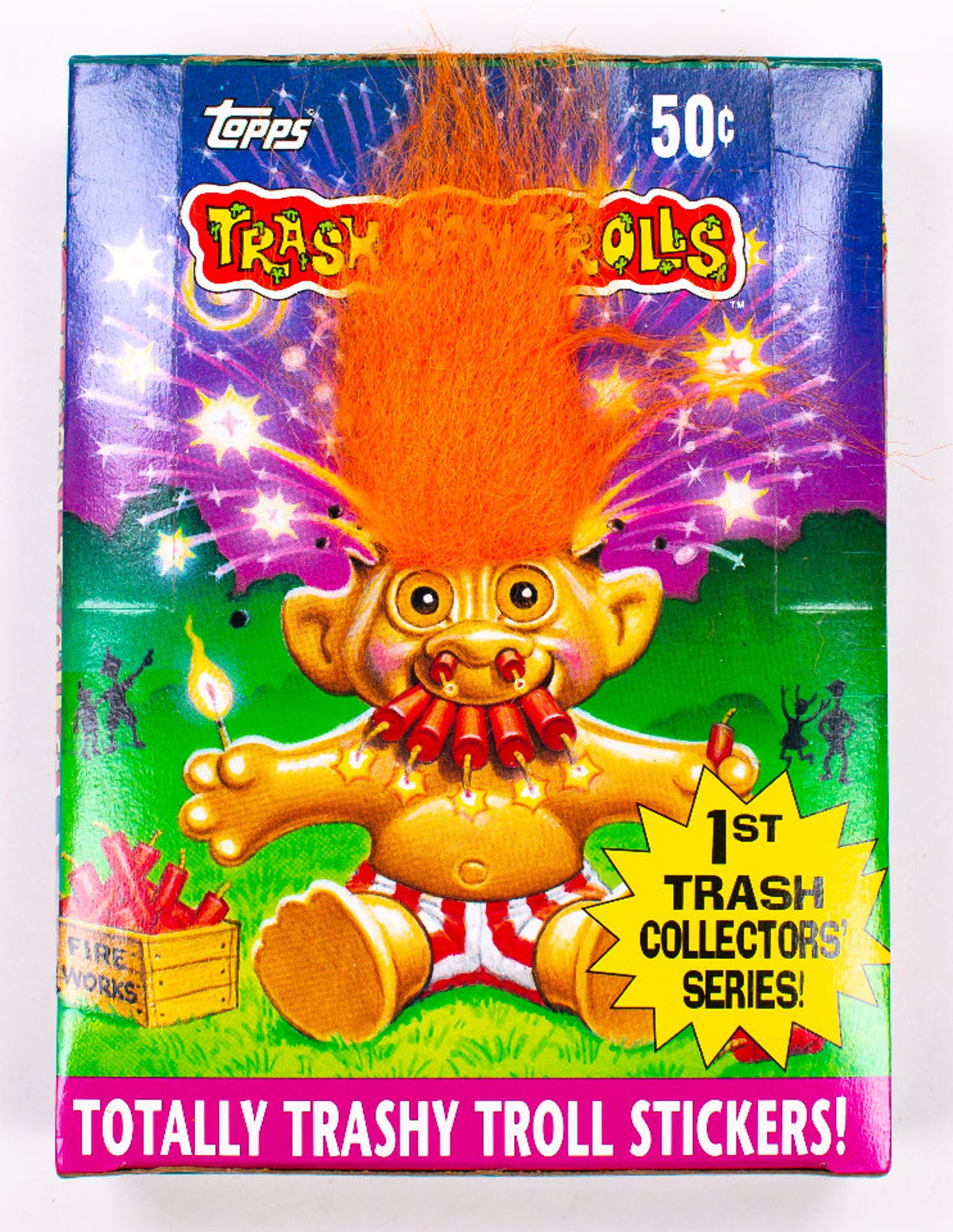 Trash Can Trolls Vintage Trading Cards ONE Wax Pack 1992 Topps Etsy