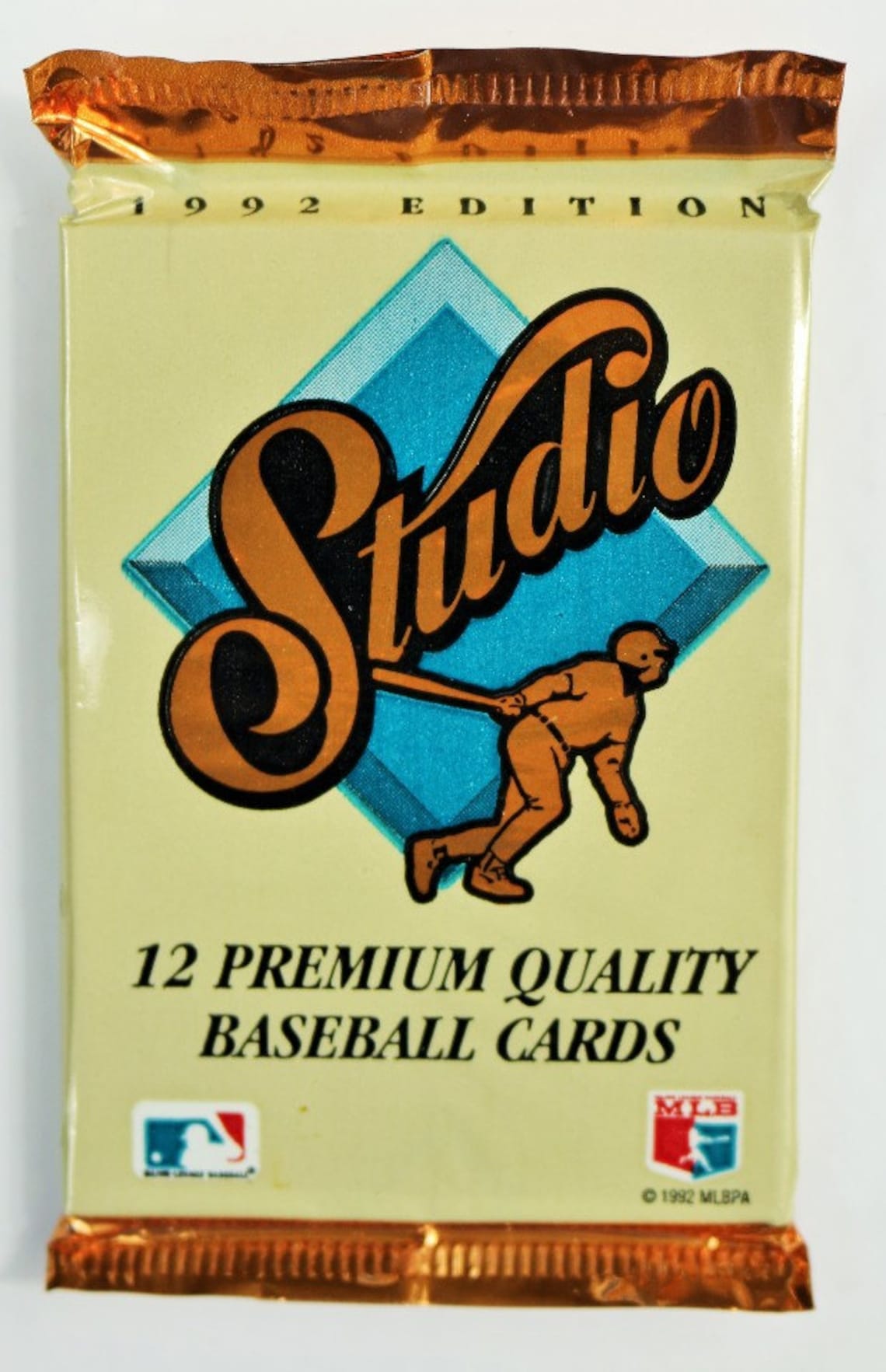 Vintage 1992 Leaf Studio Baseball Trading Cards MLB Foil Pack Etsy