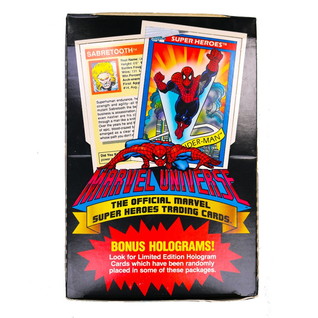 Vintage 1990 Impel Marvel Universe Series 1 Cards ONE FULL BOX 36