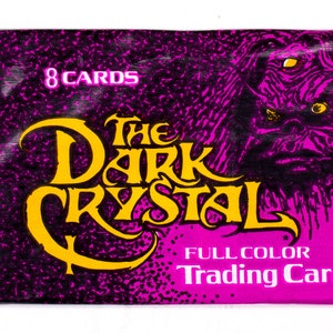 The Dark Crystal Vintage Trading Cards ONE Wax Pack 1982 Donruss Henson 80's