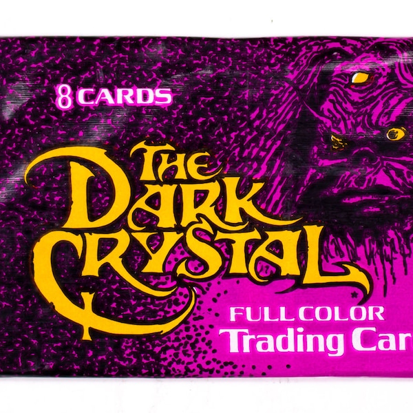 The Dark Crystal Vintage Trading Cards ONE Wax Pack 1982 Donruss Henson 80's