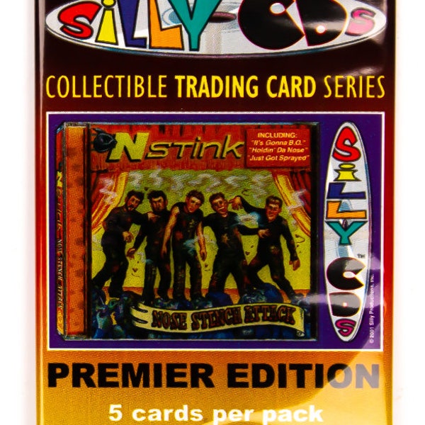 Vintage 2001 Silly CDs Trading Cards ONE PACK NSync Britney Spears Dr. Dre Snoop Dogg