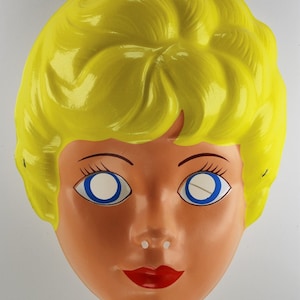 Vintage Skipper Barbie Doll Halloween Mask Mattel Ben Cooper 1989 Hasbro Y080