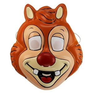 Vintage Ben Cooper DALE Chip n Dale Rescue Rangers Halloween Mask 1990 Walt Disney