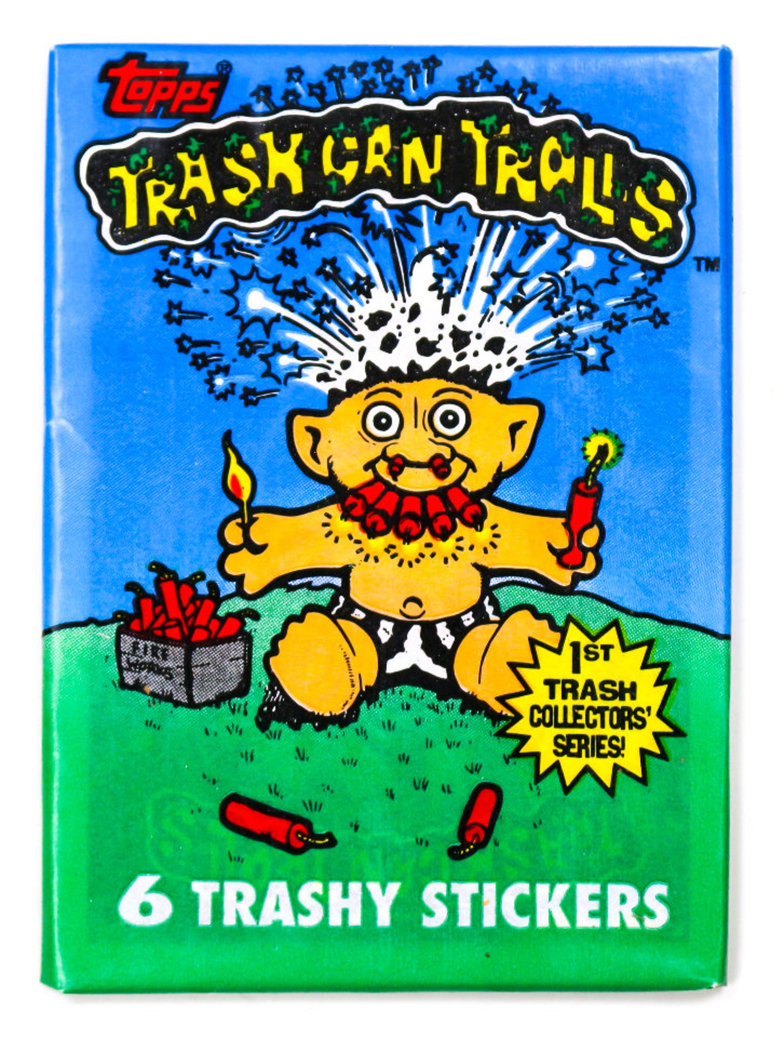 Trash Can Trolls Vintage Trading Cards ONE Wax Pack 1992 Topps Etsy