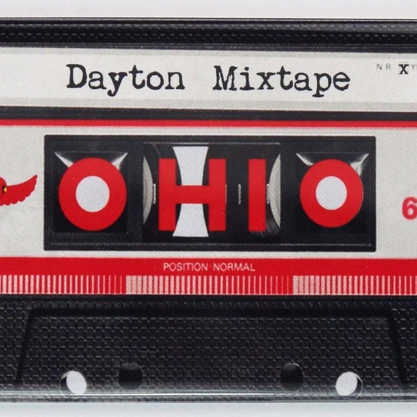 Dayton Ohio Cassette Mix Tape FRIDGE MAGNET UD Gem City 937