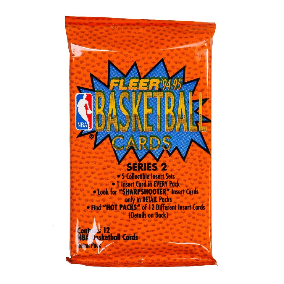Vintage 1994-95 NBA Fleer Basketball Cards ONE PACK Chances of - Etsy