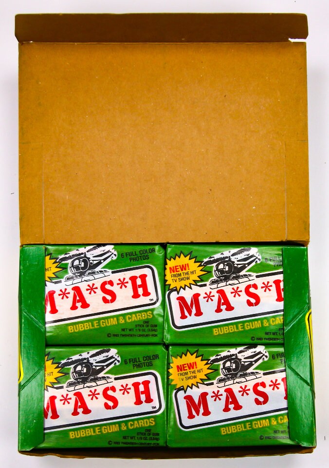 MASH Vintage Trading Cards ONE Wax Pack 1982 Donruss Army Etsy